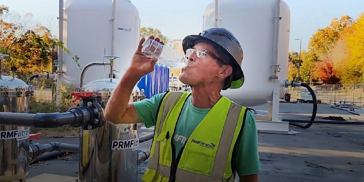 UNC Asheville emergency water filtration system