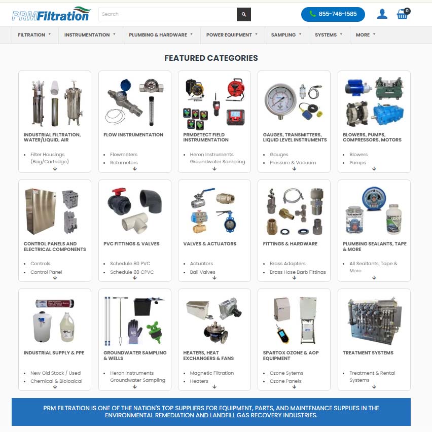 PRMFiltration online store