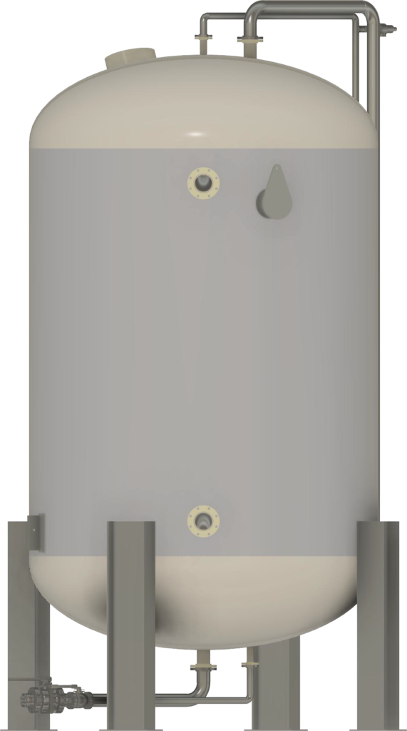 model of a large ASME tank