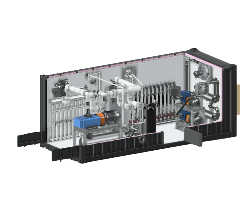 A custom built soil vapor extratactor/air sparge enclosure